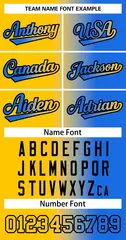 Yellow Blue-Black Gradient Fashion Basketball Jersey 3