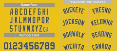 Yellow Blue Bull Classic Sets Basketball Jersey 4