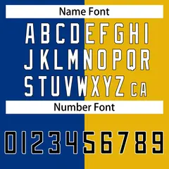 Yellow Blue-White Split Fashion Basketball Jersey 6