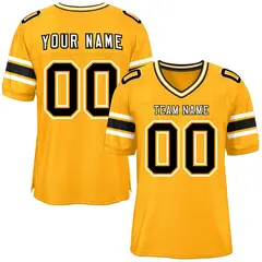 Yellow Classic Authentic Football Jersey 1