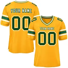 Yellow Classic Authentic Football Jersey 1