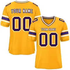 Yellow Classic Authentic Football Jersey 1