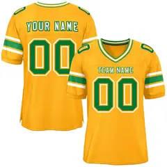 Yellow Classic Authentic Football Jersey 1