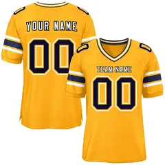 Yellow Classic Authentic Football Jersey