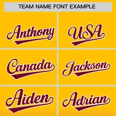 Yellow Crimson Gradient Letterman Varsity Jacket Hoodie 5
