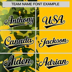 Yellow Green Split Graffiti Raglan Sleeve Baseball Jersey 3
