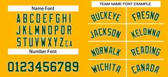 Yellow Green-White Classic Authentic Baseball Jersey 3