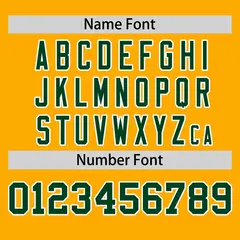 Yellow Green-White Stripe Raglan Sleeves Baseball Jersey 4