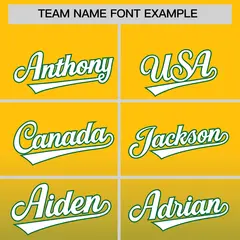 Yellow Kelly Green Gradient Full-Snap Varsity Letterman Jacket 3