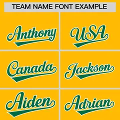 Yellow Kelly Green Side Camo Baseball Jersey 3