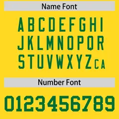 Yellow Kelly Green Square Neckline Classic Football Jersey 4