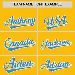 Yellow Light Blue Floral Gradient Full Button Baseball Jersey 3