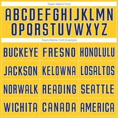 Yellow Lt Blue-Navy Classic Sets Basketball Jersey 5
