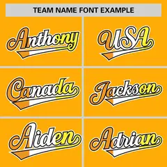 Yellow Maverique Pride Month Baseball Jersey 3
