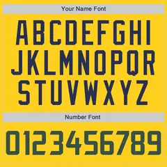 Yellow Navy Classic Sets Basketball Jersey 4