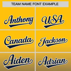 Yellow Navy Gradient Full-Snap Varsity Letterman Jacket 3