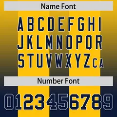Yellow Navy Gradient Vertical Stripe Fashion Football Jersey 4