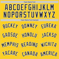 Yellow Navy-White Classic Sets Basketball Jersey 5