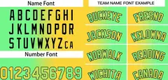Yellow Neon Green-Black Gradient Bull Basketball Jersey 3