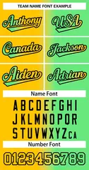 Yellow Neon Green-Black Gradient Fashion Basketball Jersey 3