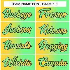 Yellow Neon Green Gradient Fashion Basketball Jersey 5