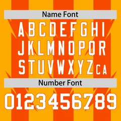 Yellow Orange Blade Pattern Raglan Baseball Jersey 4