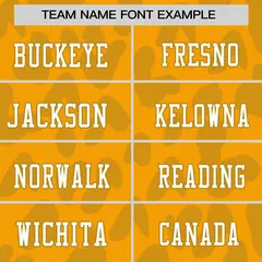 Yellow Orange-Old Gold Raglan Sleeves Camo Football Jersey 3