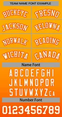 Yellow Orange-White Gradient Stripe Baseball Jersey 3