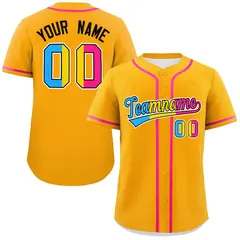 Yellow Pansexuality Pride Month Baseball Jersey 1