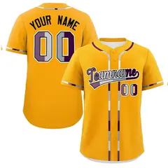 Yellow Pride Month Classic Style Genderless Baseball Jersey 1