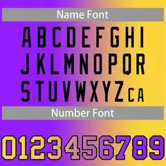 Yellow Purple-Black Gradient Authentic Baseball Jersey 4