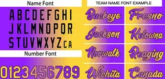 Yellow Purple Black-Purple Gradient Heal Basketball Jersey 3