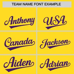 Yellow Purple Graffiti Wind Mark Baseball Jersey 3