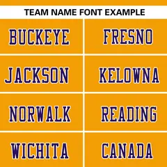 Yellow-Purple Raglan Sleeves Football Jersey 3