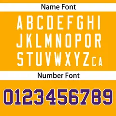 Yellow Purple-White Side Two-Tone Authentic Baseball Jersey 4
