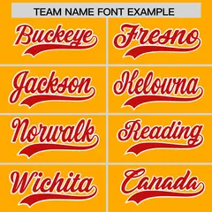 Yellow Red American Flag Raglan Baseball Jersey 3