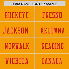 Yellow Red Color Block Authentic Football Jersey 3