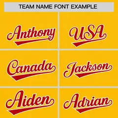 Yellow Red Floral Gradient Full Button Baseball Jersey 3