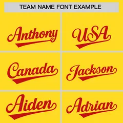Yellow Red Graffiti Wind Mark Baseball Jersey 3