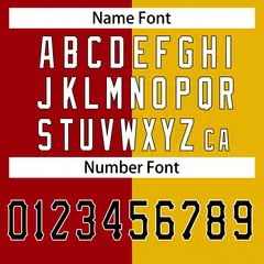 Yellow Red-White Split Fashion Basketball Jersey 6