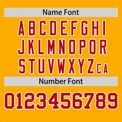 Yellow Red-White Stripe Raglan Authentic Baseball Jersey 4