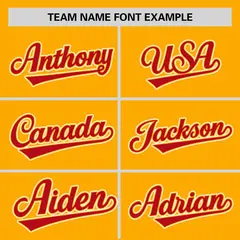 Yellow Red Zebra Graffiti Authentic Baseball Jersey 3
