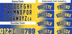Yellow Royal Black-Royal Gradient Bull Basketball Jersey 3