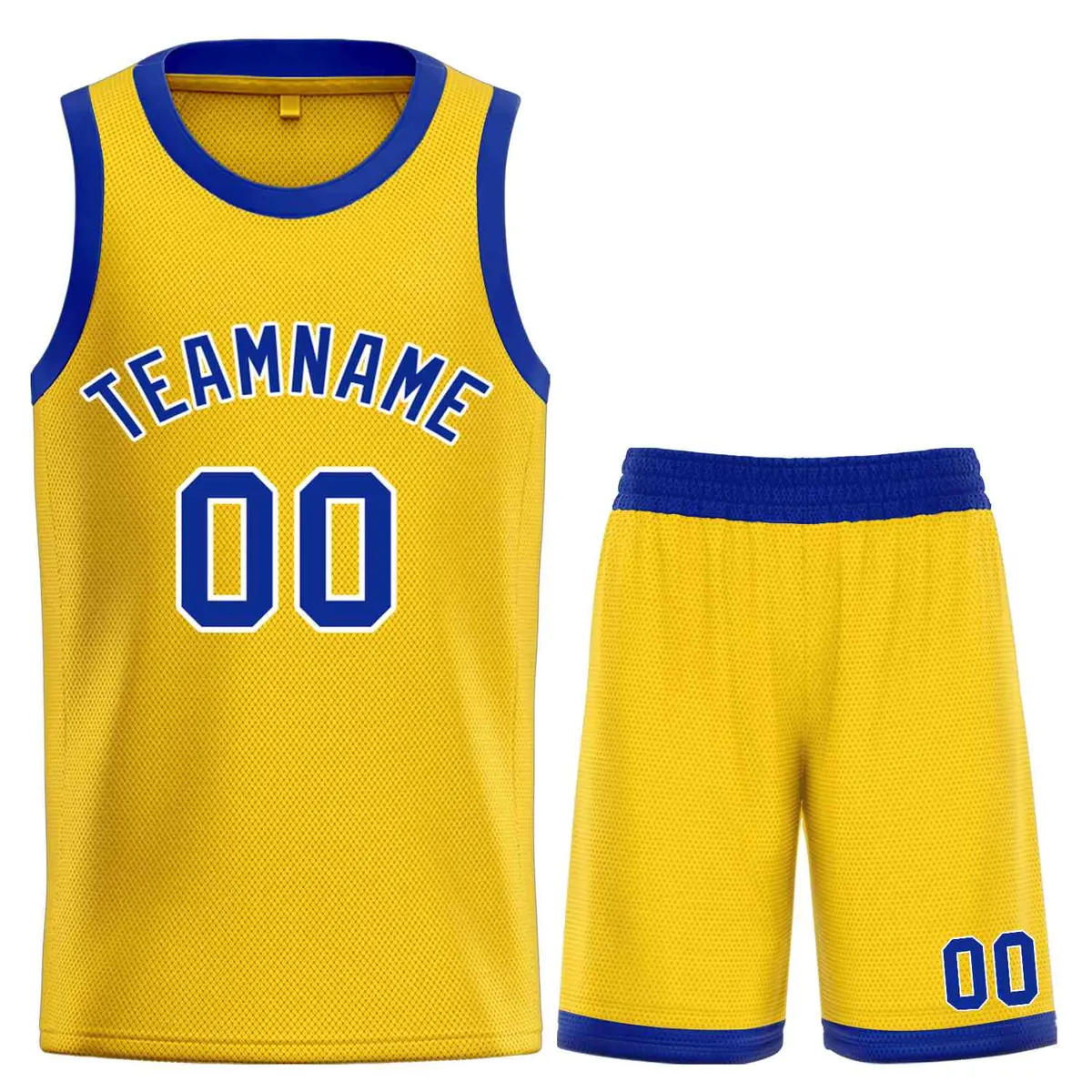 Yellow Royal Bull Classic Sets Basketball Jersey