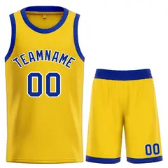 Yellow Royal Bull Classic Sets Basketball Jersey
