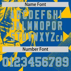 Yellow Royal Raptor Series Raglan Baseball Jersey 4