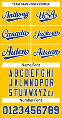 Yellow Royal-White Classic Basketball Jersey 3