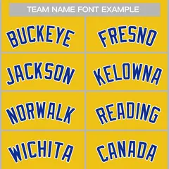 Yellow Royal-White Classic Casual Basketball Jersey 3