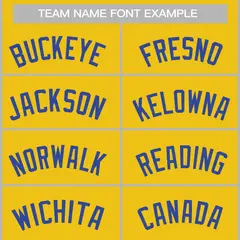 Yellow Royal-White Classic Casual Basketball Jersey 3