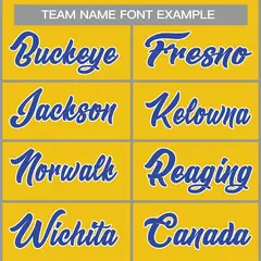 Yellow Royal-White Classic Casual Basketball Jersey 3